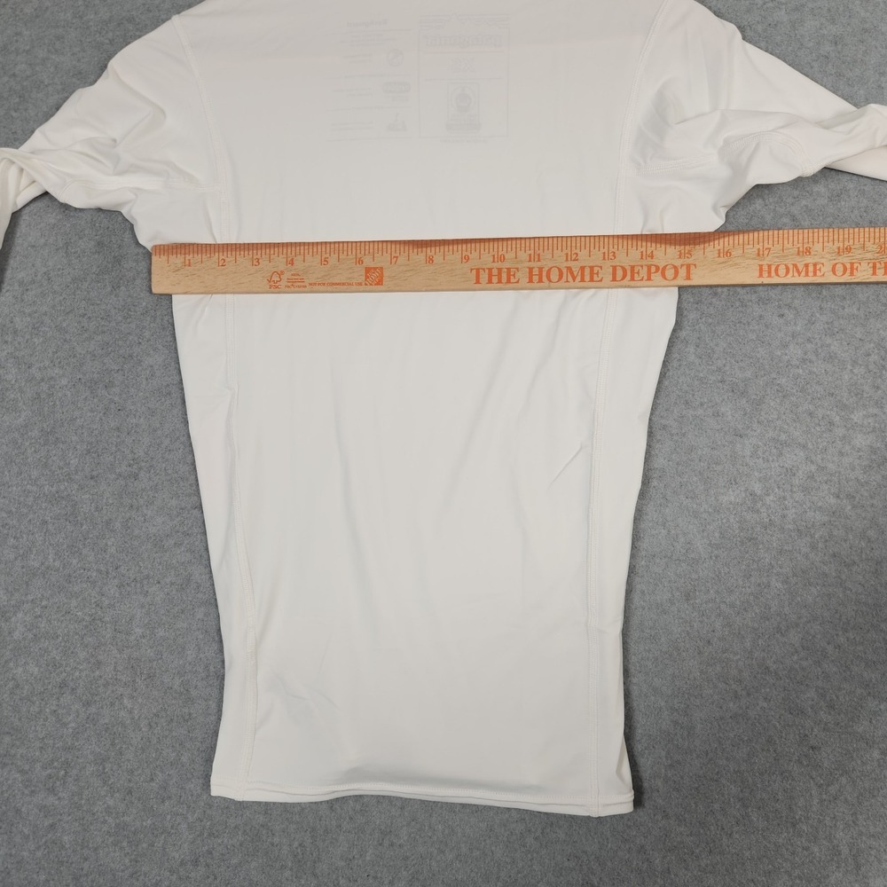 Patagonia Rashguard XS White Ro Top Logo 40+ UPF Sun Protection Athletic - Picture 13 of 16
